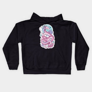 Sticker Design Asien Dragon Kids Hoodie